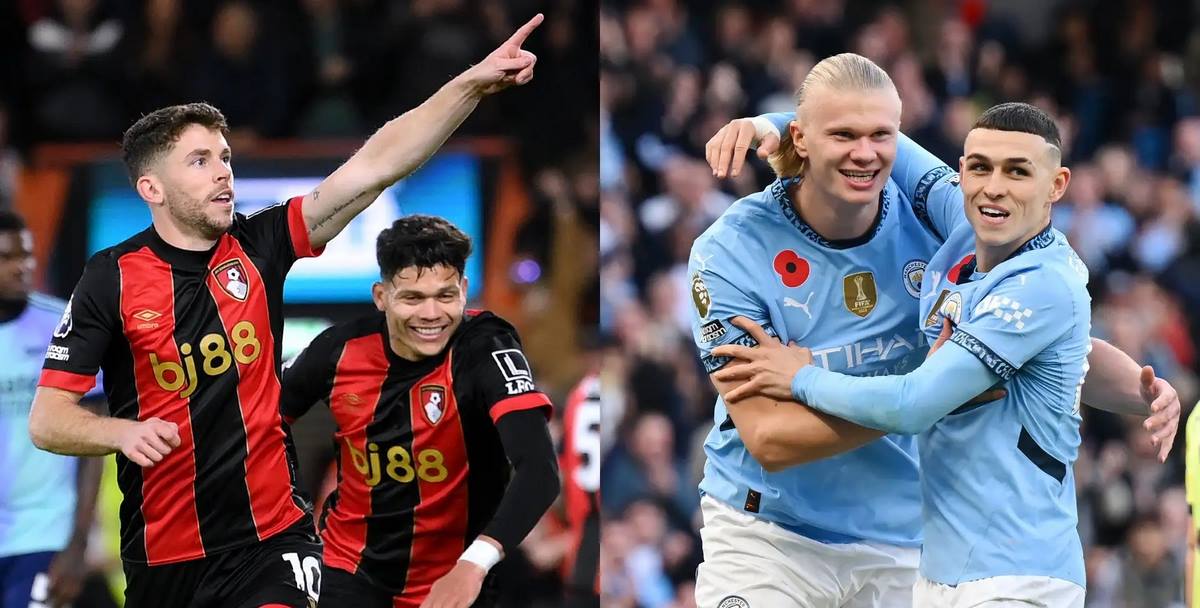 Soi Kèo Bournemouth Vs Manchester City 01h30 20/05 - Vòng 37 Ngoại Hạng Anh 1 Phong độ cả hai đội vào giai đoạn cuối mùa đều hết sức ấn tượng
