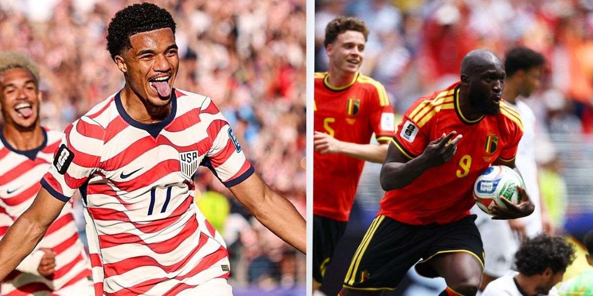 Đội tuyển Mỹ thi đấu ấn tượng trong khi Bỉ lại nhạt nhòa tại World Cup